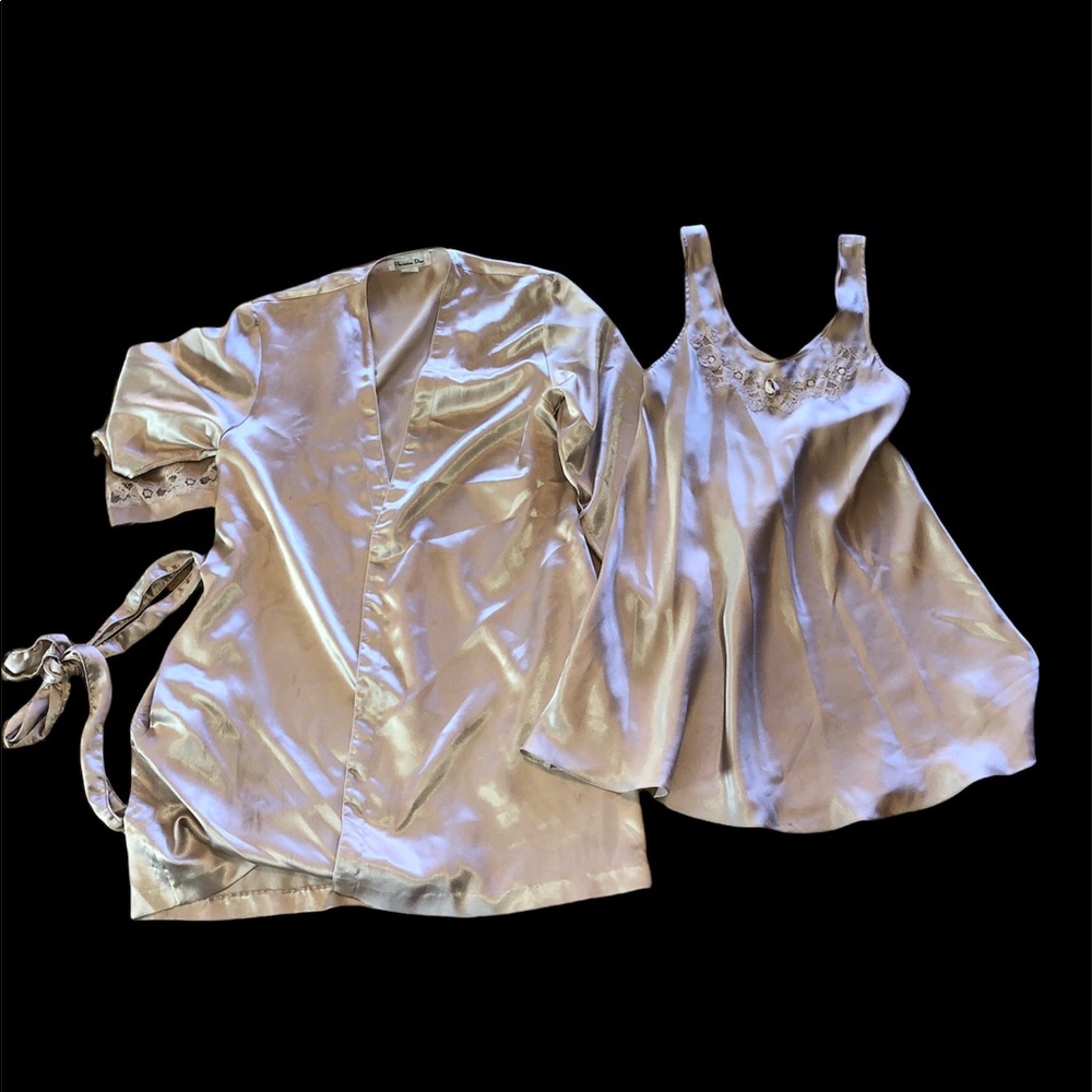 sold on mercari! Dior Slip + Robe Set - Picture 1 of 16